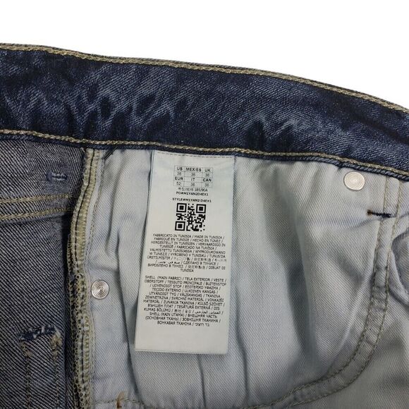 GUESS Men's Jeans Size 36 Eco Angeles Skinny Slim Fit Patch Paint Splatter - Picture 12 of 13